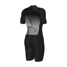 ALÉ Cyklistická kombinéza - WATT 3.6 R-EV1 - biela/šedá/čierna