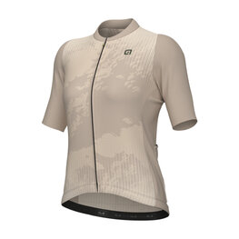 ALÉ Cyklistický dres s krátkym rukávom - KRAKATOA OFF ROAD - GRAVEL - ivory