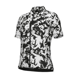 ALÉ Cyklistický dres s krátkym rukávom - ESSENZA KID - čierna/biela