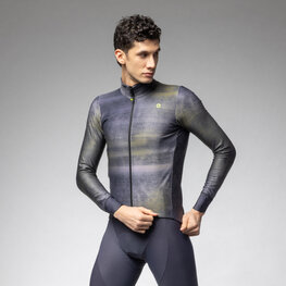 ALÉ Cyklistická vetruodolná bunda - PR-E TRACCIA - šedá