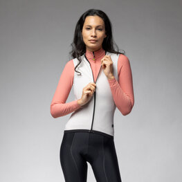 ALÉ Cyklistická vesta - PR-E THERMO 2.0 - biela