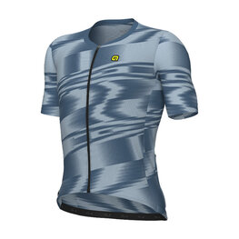 ALÉ Cyklistický dres s krátkym rukávom - TECHNO PR-E - modrá