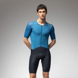 ALÉ Cyklistická kombinéza - R-EV1 EAGLE - modrá/čierna