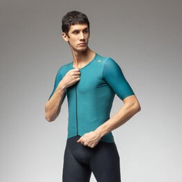 ALÉ Cyklistický dres s krátkym rukávom - R-EV1 EAGLE - tyrkysová