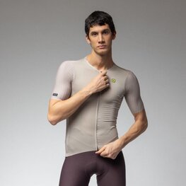 ALÉ Cyklistický dres s krátkym rukávom - EARTHY STYLE 2.0 PR-E - béžová