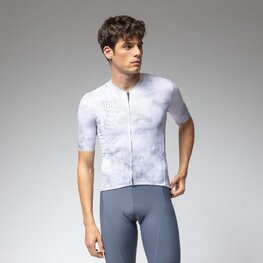 ALÉ Cyklistický dres s krátkym rukávom - FOLLOW ME 2.0 PR-E - biela