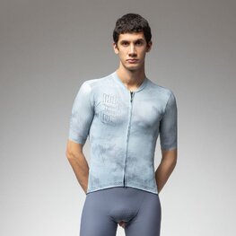 ALÉ Cyklistický dres s krátkym rukávom - FOLLOW ME 2.0 PR-E - svetlo modrá