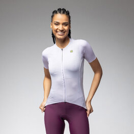 ALÉ Cyklistický dres s krátkym rukávom - EARTHY STYLE 2.0 PR-E - biela
