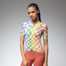 ALÉ Cyklistický dres s krátkym rukávom - MULTIVERSO 2.0 PR-E - viacfarebná