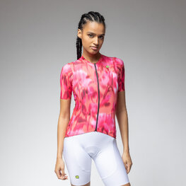 ALÉ Cyklistický dres s krátkym rukávom - JARDIN 2.0 PR-E - červená