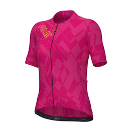 ALÉ Cyklistický dres s krátkym rukávom - SCHEMA PR-E - červená