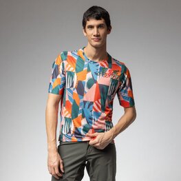 ALÉ Cyklistický dres s krátkym rukávom - OFF ROAD - GRAVEL SAVANA - viacfarebná