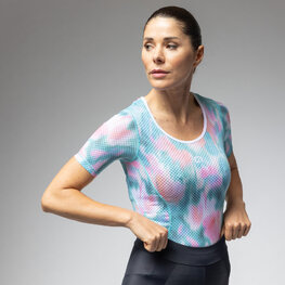 ALÉ Cyklistické tričko s krátkym rukávom - INTIMO JARDIN 2.0 - svetlo zelená