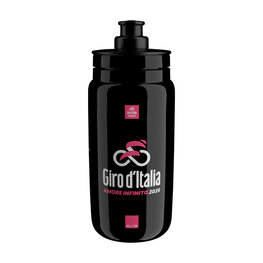 ELITE Cyklistická fľaša na vodu - FLY GIRO D'ITALIA BLACK MAP 550 ML 2026 - čierna