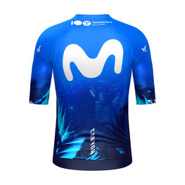 GOBIK Cyklistický dres s krátkym rukávom - INFINITY MOVISTAR TEAM 2024 - modrá/biela