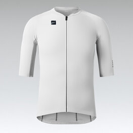 GOBIK Cyklistický dres s krátkym rukávom - PHANTOM - biela