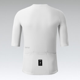 GOBIK Cyklistický dres s krátkym rukávom - PHANTOM - biela