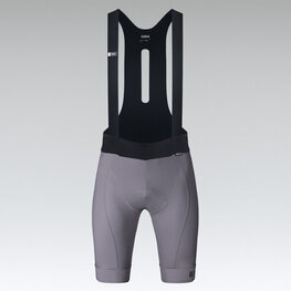 GOBIK Cyklistické nohavice krátke s trakmi - ABSOLUTE 7.0 - šedá