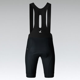 GOBIK Cyklistické nohavice krátke s trakmi - ABSOLUTE  7.0 COMPACT - čierna