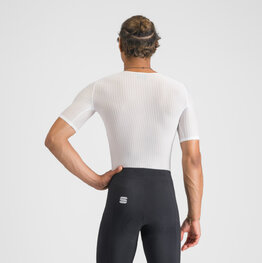 SPORTFUL Cyklistické tričko s krátkym rukávom - PRO BASELAYER - biela