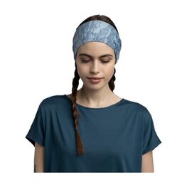 BUFF Cyklistická čelenka - COOLNET UV WIDE - modrá