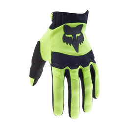 FOX Cyklistické rukavice dlhoprsté - DIRTPAW - žltá/čierna