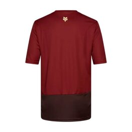 FOX Cyklistický dres s krátkym rukávom - RANGER WORDMARK - červená