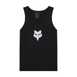 FOX Cyklistické tričko bez rukávov - HEAD 195 ORIGINAL - čierna