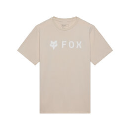 FOX Cyklistické tričko s krátkym rukávom - ABSOLUTE 195 ORIGINAL SS - béžová/biela