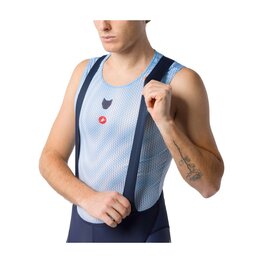 CASTELLI Cyklistické nohavice krátke s trakmi - COMPETIZIONE 2 TEAM SOUDAL QUICK-STEP 2026 - modrá