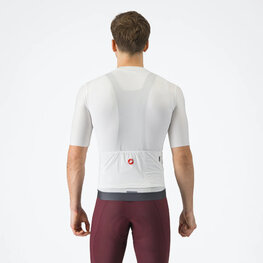 CASTELLI Cyklistický dres s krátkym rukávom - ESPRESSO - biela