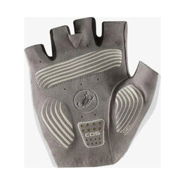 CASTELLI Cyklistické rukavice krátkoprsté - ESPRESSO - biela