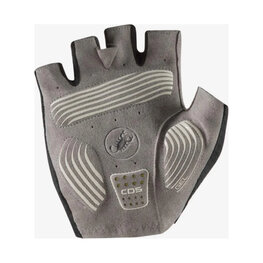 CASTELLI Cyklistické rukavice krátkoprsté - ESPRESSO - čierna