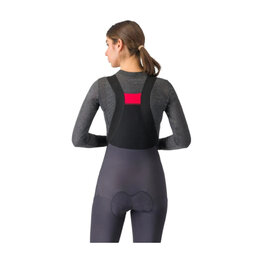 CASTELLI Cyklistické tričko s dlhým rukávom - MEDIO BASE LAYER W - šedá