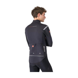 CASTELLI Cyklistická zateplená bunda - PERFETTO ROS 3 - čierna