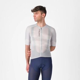 CASTELLI Cyklistický dres s krátkym rukávom - CLIMBER'S A/C - strieborná