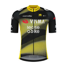 RAPIDGEAR Cyklistický dres s krátkym rukávom - VISMA TDF25 REPLICA JERSEY - žltá/čierna