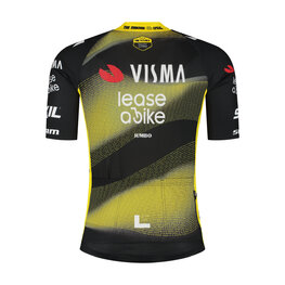 RAPIDGEAR Cyklistický dres s krátkym rukávom - VISMA TDF25 REPLICA JERSEY - žltá/čierna