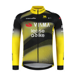 RAPIDGEAR Cyklistický dres s dlhým rukávom letný - VISMA TDF25 REPLICA JERSEY - žltá/čierna