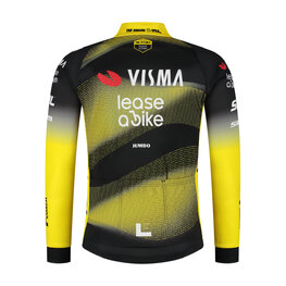 RAPIDGEAR Cyklistický dres s dlhým rukávom letný - VISMA TDF25 REPLICA JERSEY - žltá/čierna