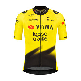RAPIDGEAR Cyklistický dres s krátkym rukávom - REPLICA VISMA 2026 - žltá/čierna