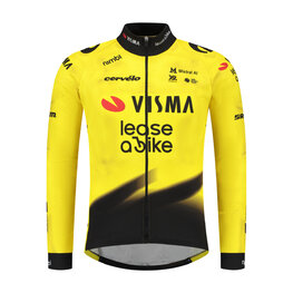 RAPIDGEAR Cyklistický dres s dlhým rukávom letný - REPLICA VISMA 2026 - žltá/čierna