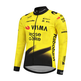 RAPIDGEAR Cyklistický dres s dlhým rukávom letný - REPLICA VISMA 2026 - žltá/čierna