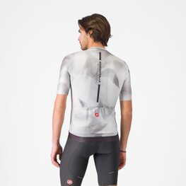 CASTELLI Cyklistický dres s krátkym rukávom - GIRO ESPRESSO - šedá