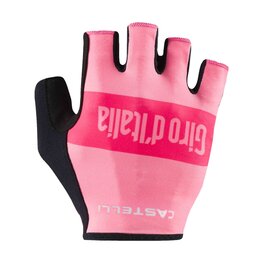 CASTELLI Cyklistické rukavice krátkoprsté - GIRO 3 - ružová