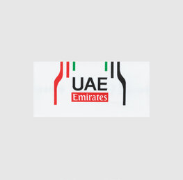 PISSEI Cyklistická čelenka - UAE TEAM EMIRATES 2024 - biela