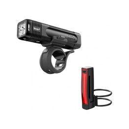KNOG set svetiel - BLINDER PRO 700/PLUS 20 - čierna/červená