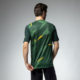 ALÉ Cyklistický dres s krátkym rukávom - OFF ROAD OMEGA - zelená