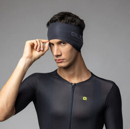 ALÉ Cyklistická čelenka - ACCESSORI FONDO - čierna