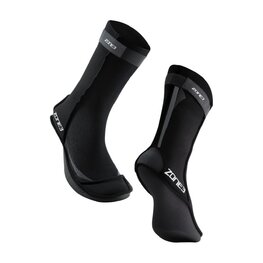 ZONE3 Cyklistické ponožky klasické - NEOPRENE SWIM SOCKS  - čierna